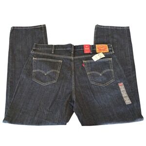 Levi Strauss 559 Relaxed Straight Big Tall Dark Wash Jeans Mens 42x34 NWT